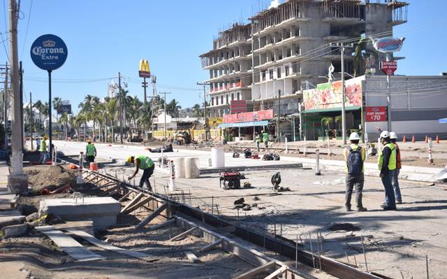 Resultado de imagen de Tráfico lento sobre avenida Del Mar por obras en la Rafael Buelna"